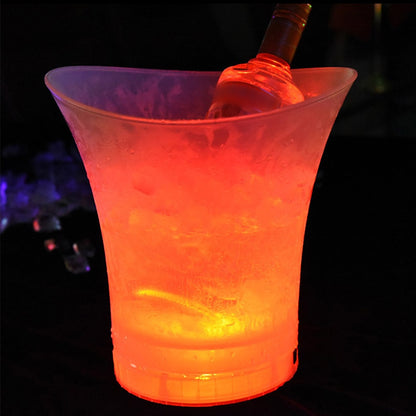 5L LED Light Up Ice Bucket with Color-Changing Glow by HitMyNeed