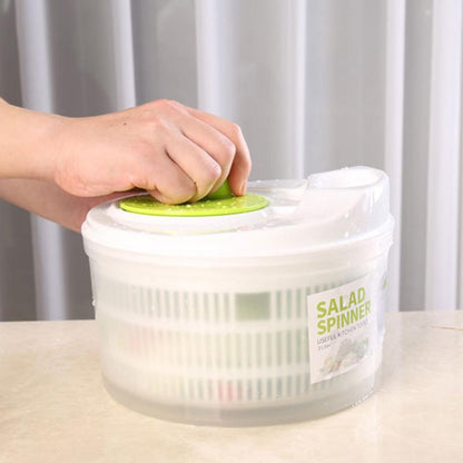 5L Plastic Lettuce Washer and Salad Spinner by HitMyNeed