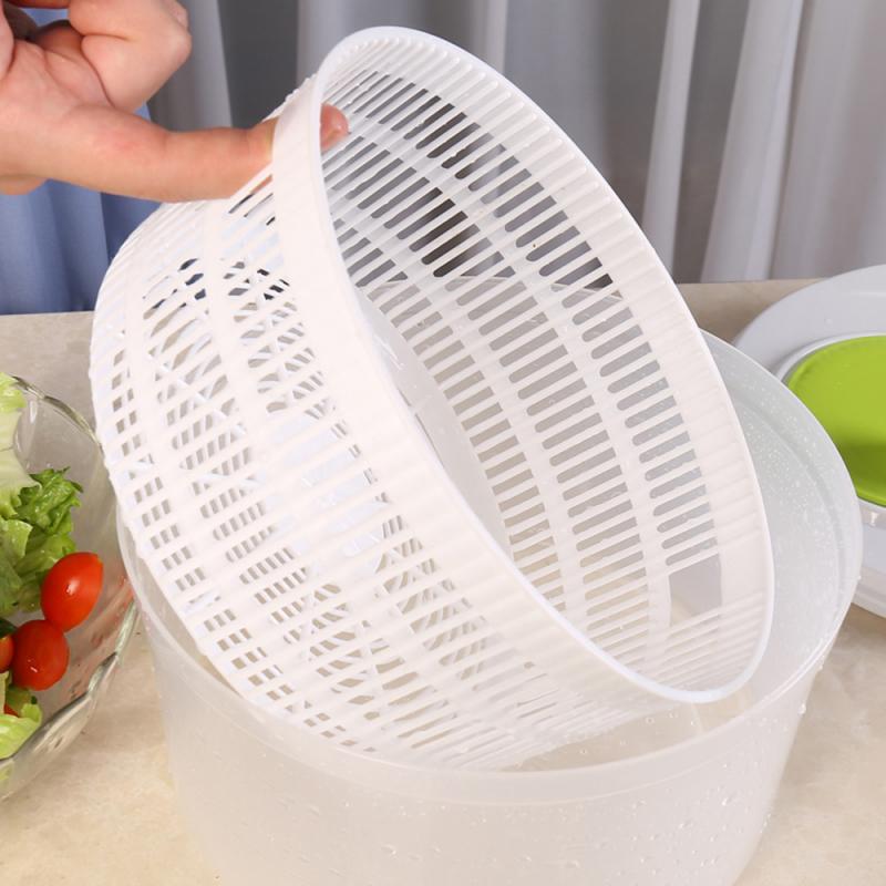 5L Plastic Lettuce Washer and Salad Spinner by HitMyNeed