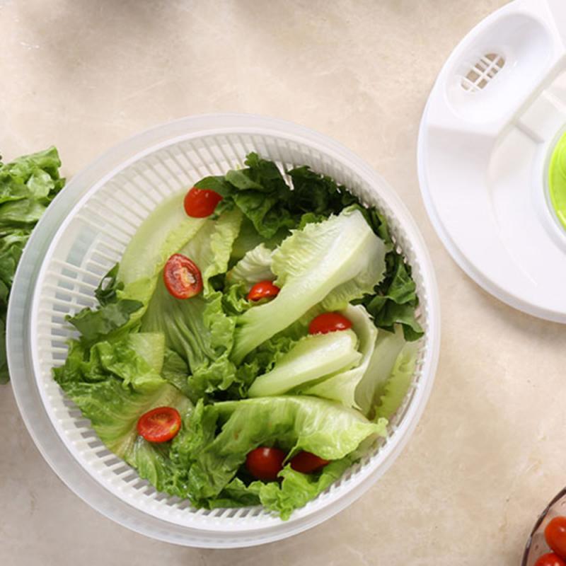 5L Plastic Lettuce Washer and Salad Spinner by HitMyNeed