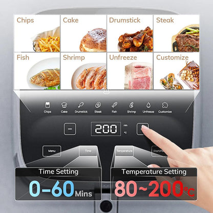 5L Smart Air Fryer with Touch Control & Viewing Window by HitMyNeed