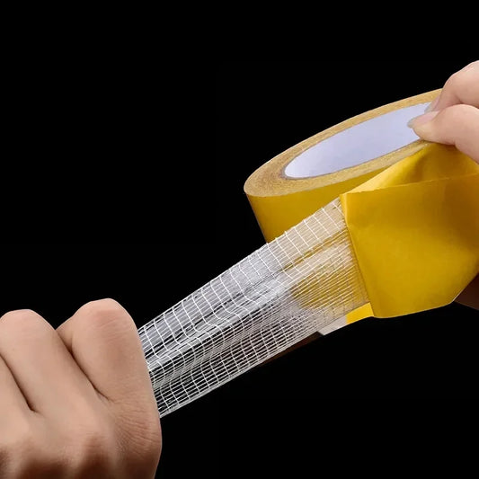 5m High Viscosity Transparent Double Sided Fiber Tape 1cm by HitMyNeed