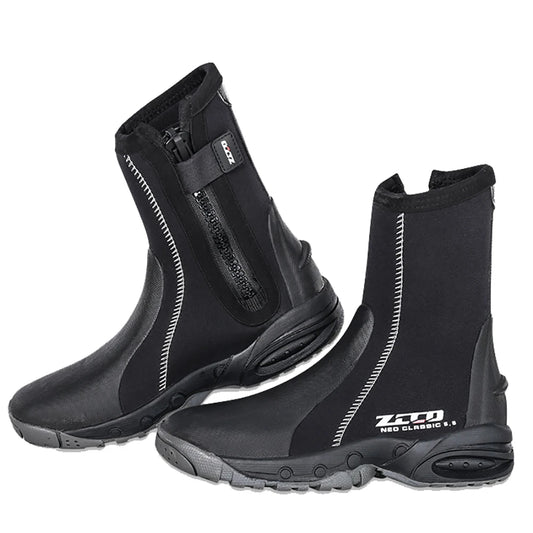 5mm Neoprene Dive Boots with Side Zipper 1145-46 by HitMyNeed