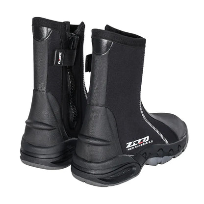 5mm Neoprene Dive Boots with Side Zipper by HitMyNeed