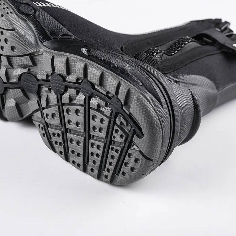 5mm Neoprene Dive Boots with Side Zipper by HitMyNeed