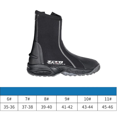 5mm Neoprene Dive Boots with Side Zipper by HitMyNeed