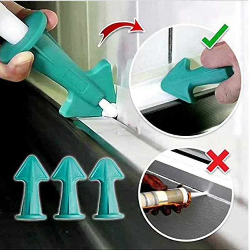 5pcs Caulking Nozzle & Grout Finishing Tool Kit by HitMyNeed