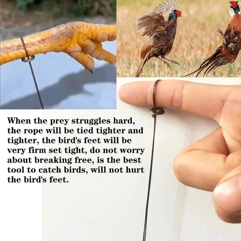 5pcs Humane Leg-Snare Bird Trap for Medium Birds by HitMyNeed