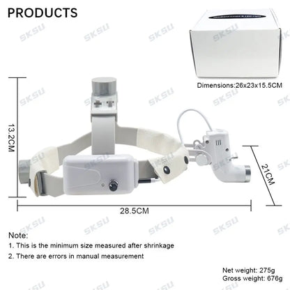 5W LED Dental Headlight for Loupes | Surgical Light by HitMyNeed