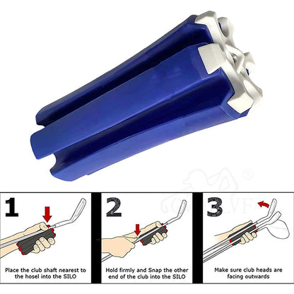 6-Capacity Golf Club Carrier with Tee Holder by HitMyNeed