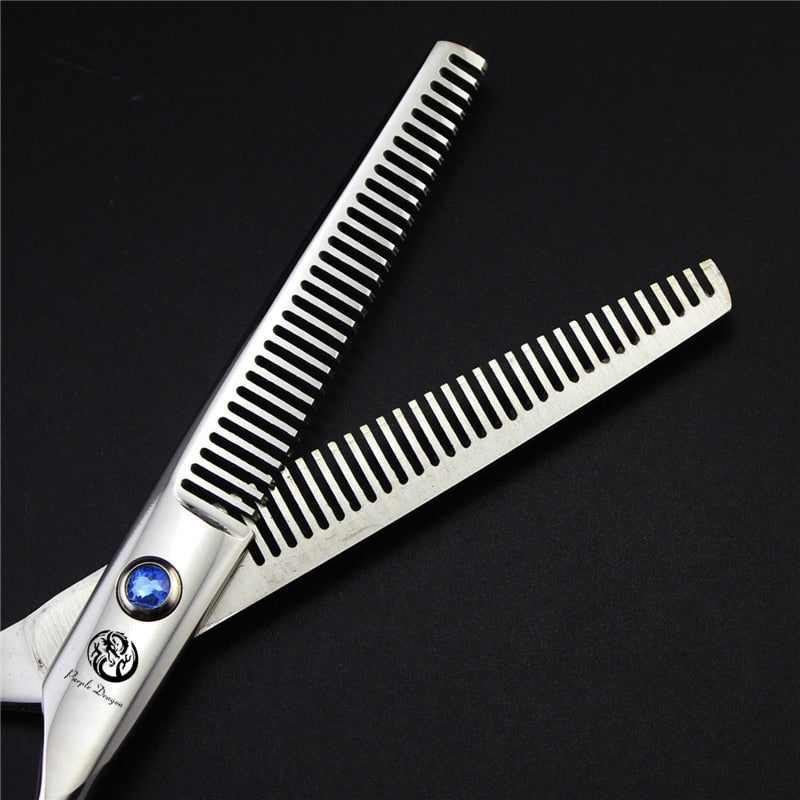 6" Double-Sided Hair Thinning Scissors 440C Steel by HitMyNeed