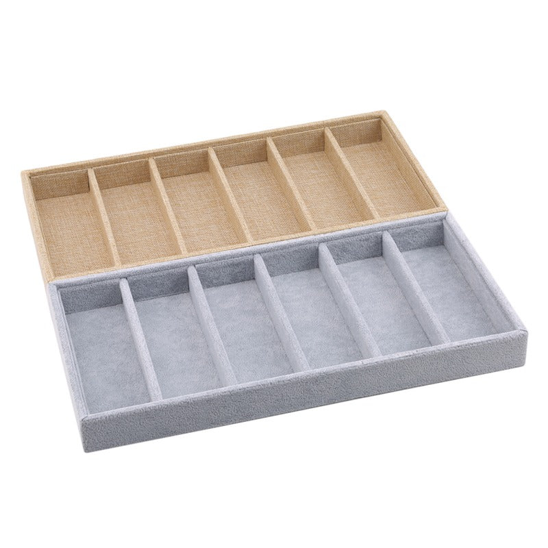 6-Grid Velvet Sunglass Organizer Storage Box by HitMyNeed