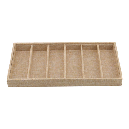 6-Grid Velvet Sunglass Organizer Storage Box jute by HitMyNeed