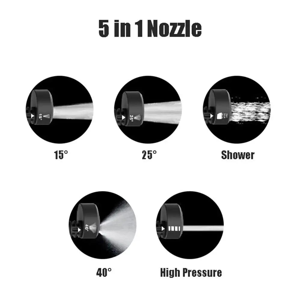 6-in-1 Adjustable Pressure Washer Nozzle 3000 PSI by HitMyNeed