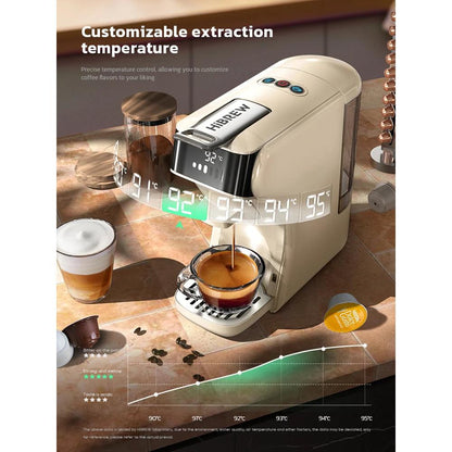 6-in-1 Capsule Coffee Machine Hot & Cold H1B by HitMyNeed