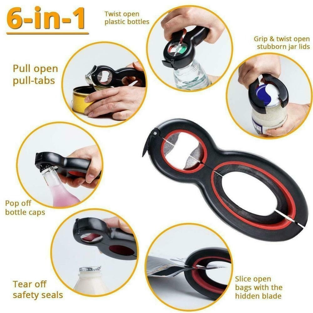 6-in-1 Multi Opener Kitchen Tool by HitMyNeed