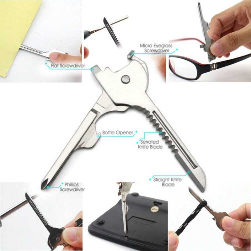 6-in-1 Multitool Survival Utility Key by HitMyNeed