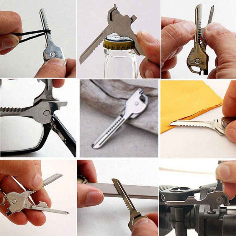 6-in-1 Multitool Survival Utility Key by HitMyNeed