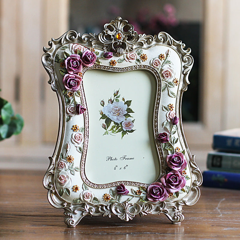 6-Inch Decorative Resin Picture Frame for Home by HitMyNeed