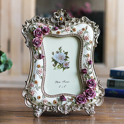 6-Inch Decorative Resin Picture Frame for Home by HitMyNeed