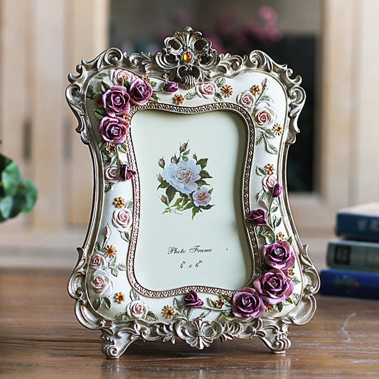 6-Inch Decorative Resin Picture Frame for Home by HitMyNeed