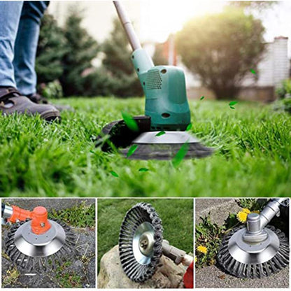 6-Inch Steel Wire Weed Brush Trimmer Head by HitMyNeed