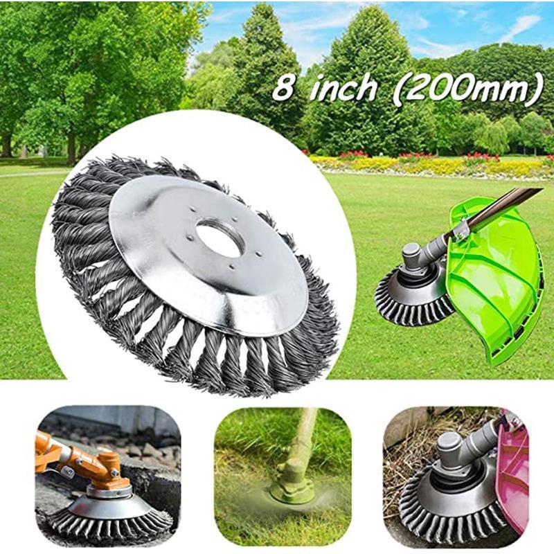 6-Inch Steel Wire Weed Brush Trimmer Head by HitMyNeed