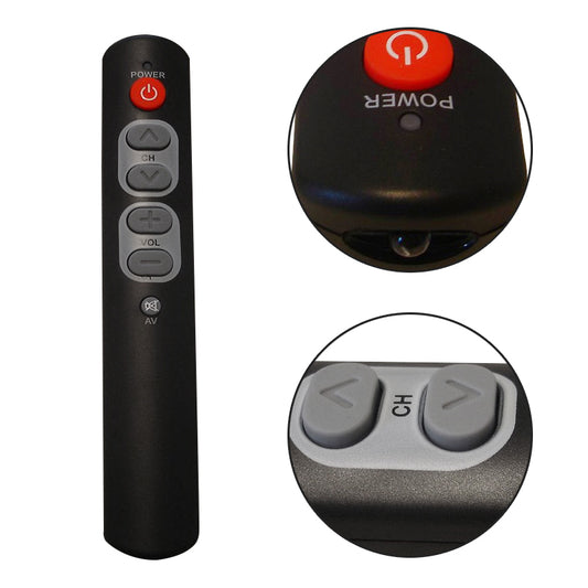 6-Key Universal TV Remote Control for Easy Operation by HitMyNeed