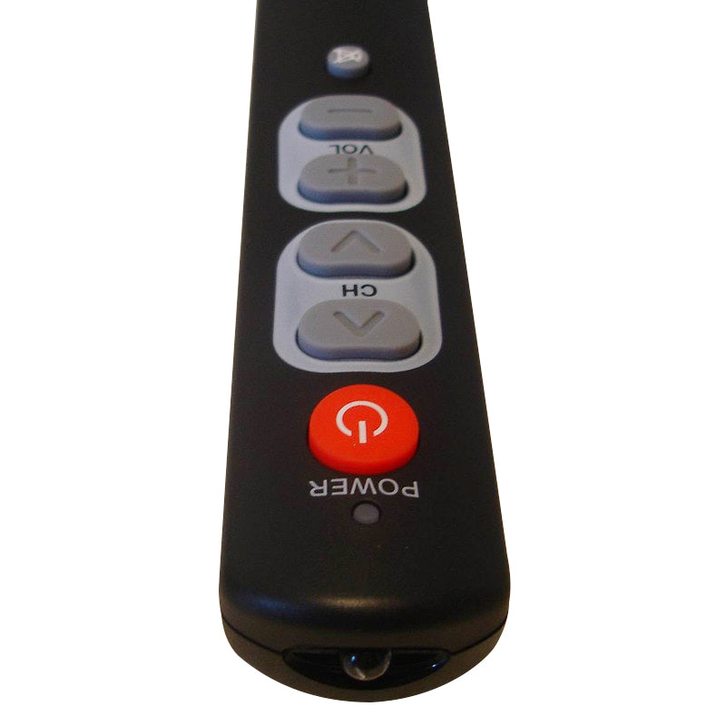 6-Key Universal TV Remote Control for Easy Operation by HitMyNeed