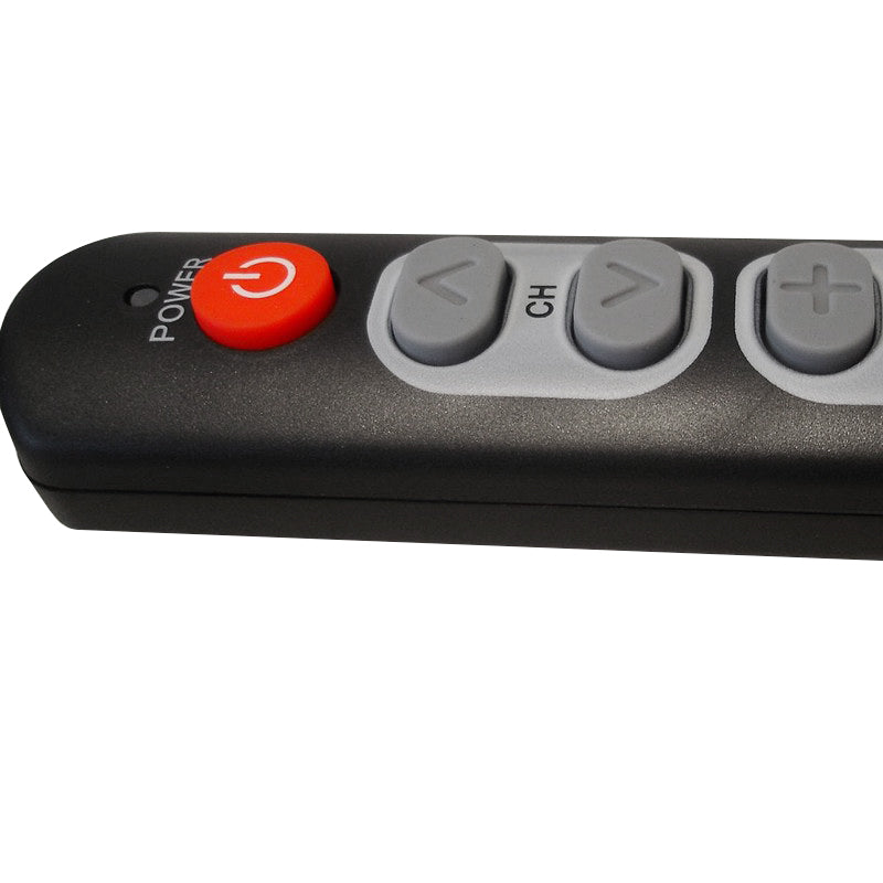6-Key Universal TV Remote Control for Easy Operation by HitMyNeed