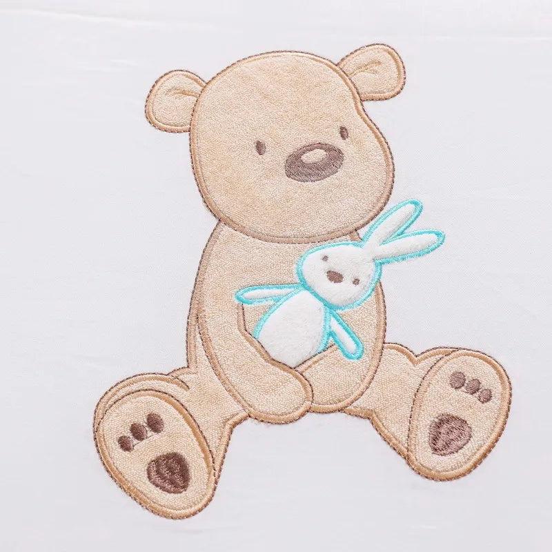 6-Piece Baby Crib Bumper Pad Set, Cotton Blend by HitMyNeed
