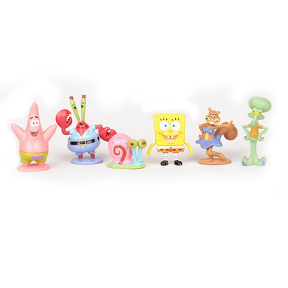 6-Piece SpongeBob & Friends PVC Figure Set by HitMyNeed