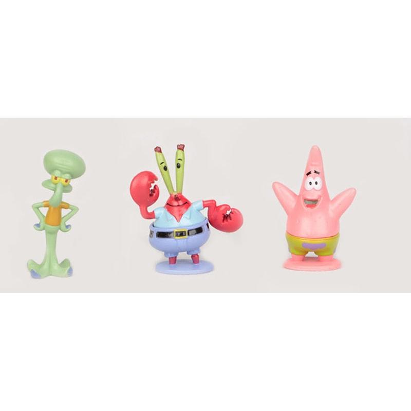 6-Piece SpongeBob & Friends PVC Figure Set by HitMyNeed