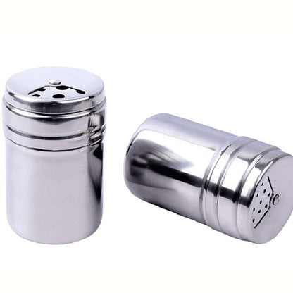 6-Piece Stainless Steel BBQ Spice Shaker Set by HitMyNeed