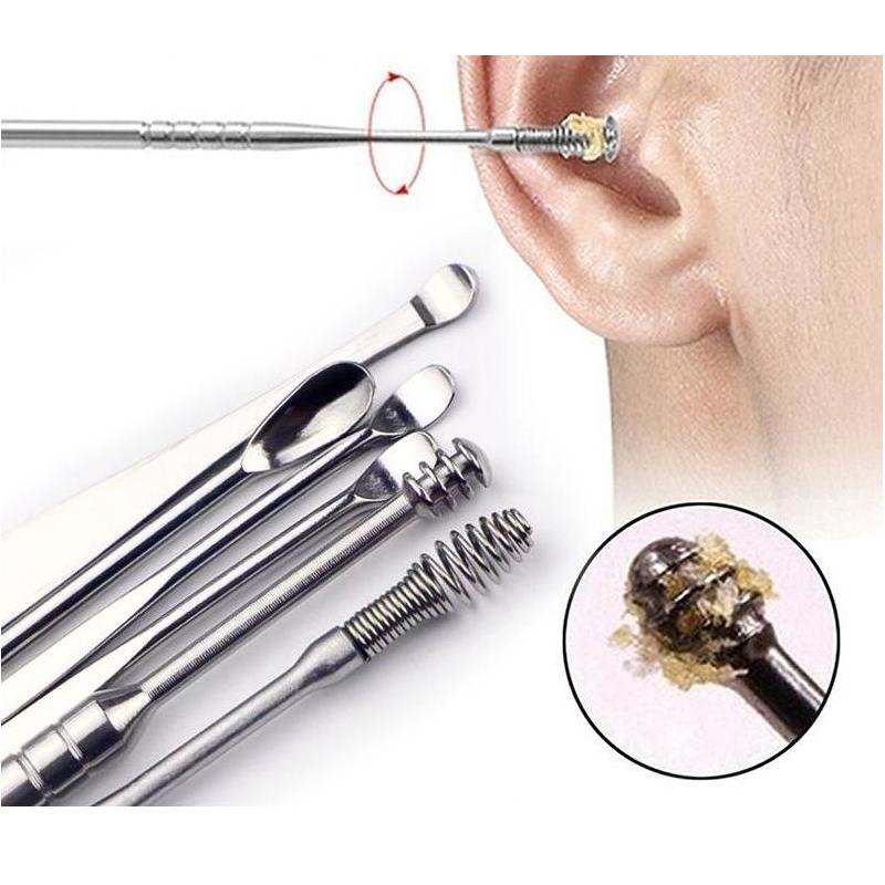 6-Piece Stainless Steel Ear Cleaning Tool Set by HitMyNeed