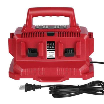 6 Port Charger for Milwaukee M18 18V Batteries by HitMyNeed