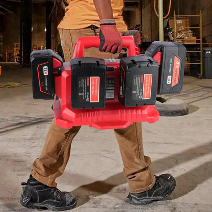6 Port Charger for Milwaukee M18 18V Batteries by HitMyNeed