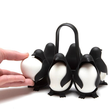 6 Slot Penguin Egg Holder and Boiler Rack by HitMyNeed