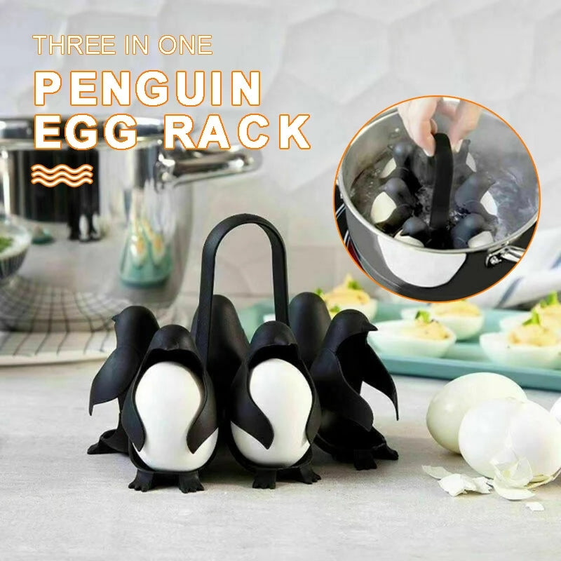 6 Slot Penguin Egg Holder and Boiler Rack by HitMyNeed