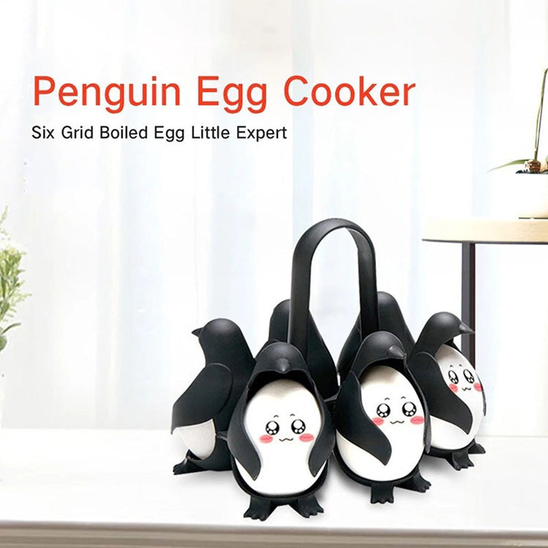 6 Slot Penguin Egg Holder and Boiler Rack by HitMyNeed