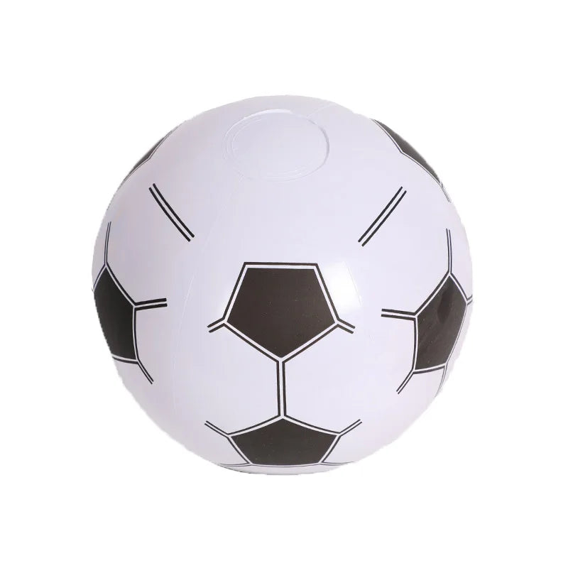6 Styles Kids Inflatable Water Games & Beach Balls white-football by HitMyNeed