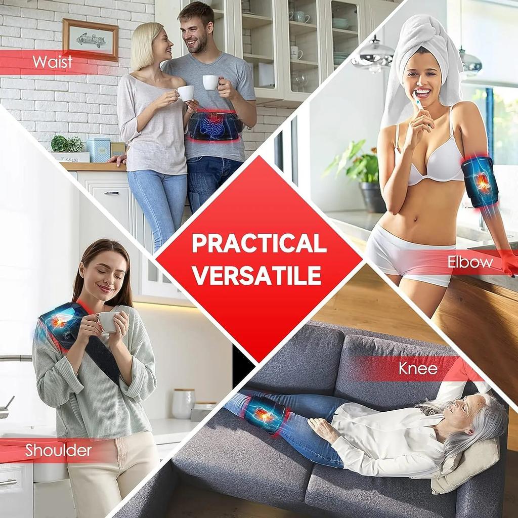 60 LED Red & Infrared Light Therapy Belt 660nm 850nm by HitMyNeed