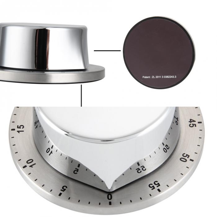 60-Minute Mechanical Magnetic Kitchen Timer by HitMyNeed