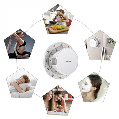 60-Minute Mechanical Magnetic Kitchen Timer by HitMyNeed