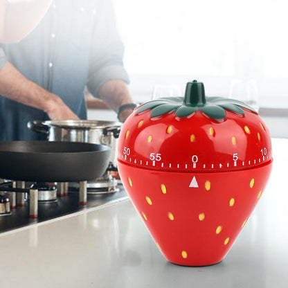 60 Minute Mechanical Strawberry Kitchen Timer by HitMyNeed