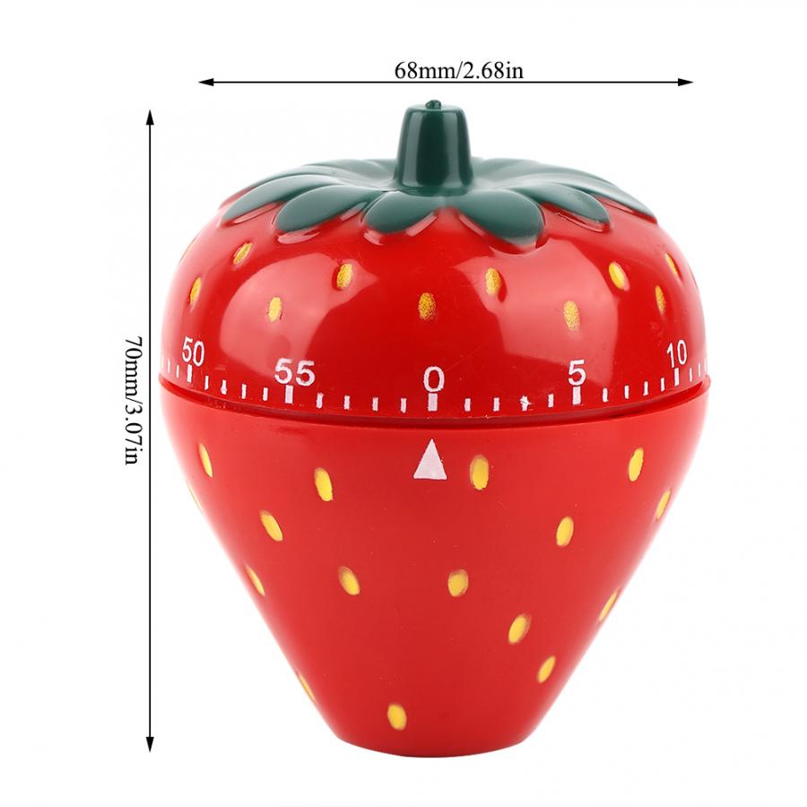 60 Minute Mechanical Strawberry Kitchen Timer by HitMyNeed