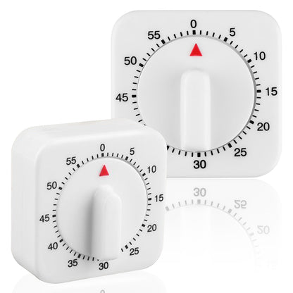 60 Minute Mechanical Wind Up Kitchen Timer by HitMyNeed