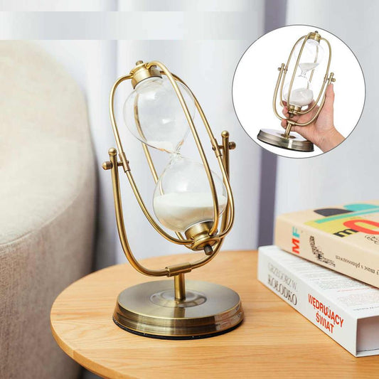 60-Minute Sand Glass Timer Hourglass with Metal Frame by HitMyNeed