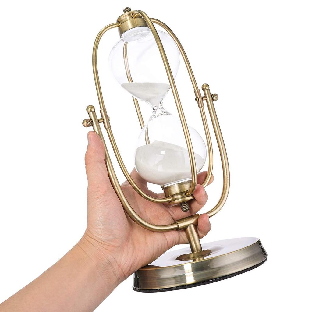 60-Minute Sand Glass Timer Hourglass with Metal Frame by HitMyNeed