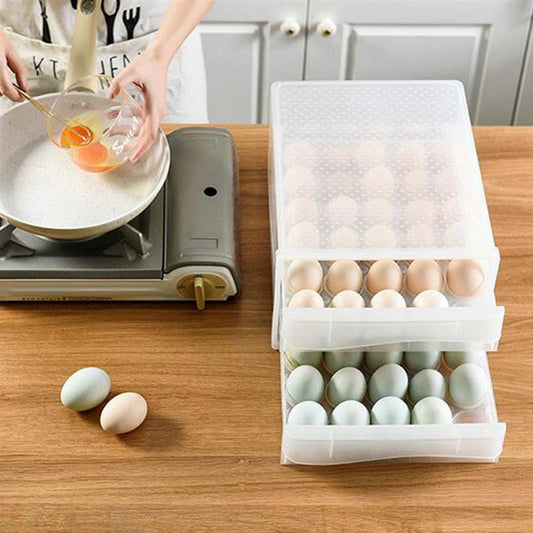 60-Slot Double Layer Egg Storage Container Box by HitMyNeed